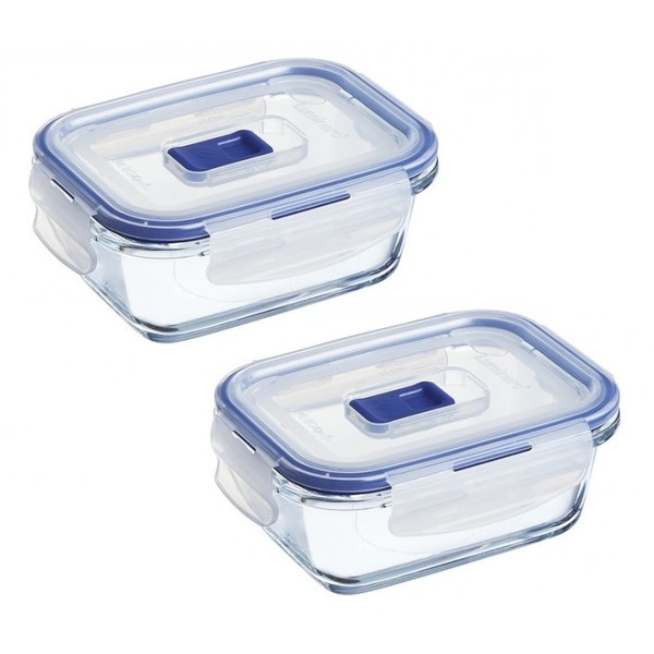 Фото - Емкость для сыпучих Luminarc Pure Box 2x380 мл (P7642)
