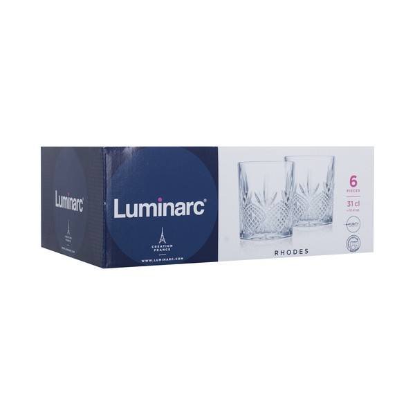 Фото - Набір склянок Luminarc Rhodes 6x310 мл (N9066)