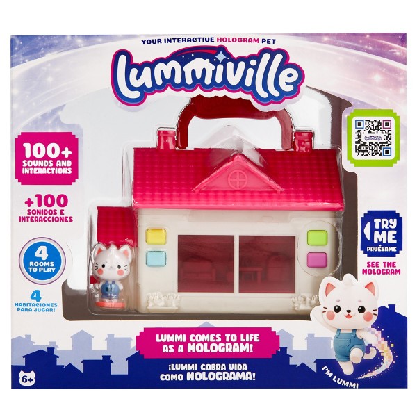 Фото - Інтерактивна іграшка Lummiville Будинок з кошеням (930070IM)