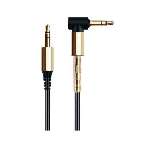 Фото - Кабель 3.5 мм -3.5 мм Luxe Cube AUX Spring 1.2m Black (7775557576157)