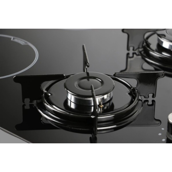 Фото - Варильна поверхня комбінована Luxell V6-22PYF BLACK