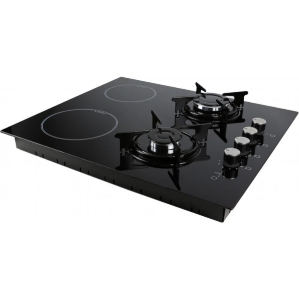 Фото - Варильна поверхня комбінована Luxell V6-22PYF BLACK