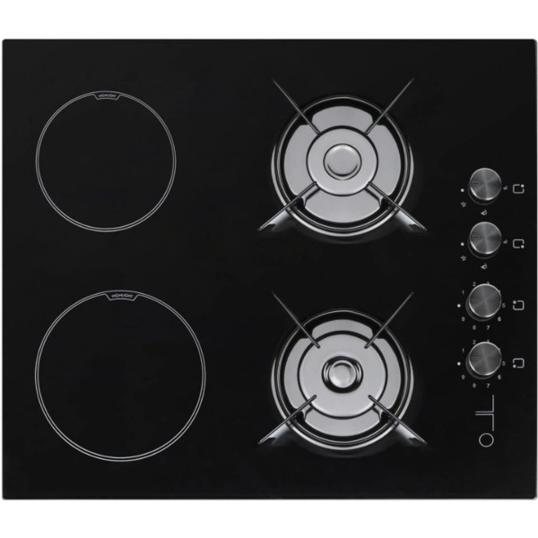 Фото - Варильна поверхня комбінована Luxell V6-22PYF BLACK Фото - Варильна поверхня комбінована Luxell V6-22PYF BLACK