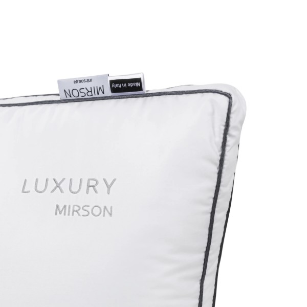 Фото - Подушка стандартна MirSon шовкова Luxury 0523 середня 70х70 см (2200000042453)