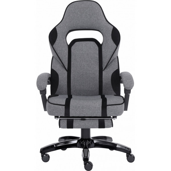 Фото - Крісло для геймерів GT Racer X-2749-1 Fabric Gray/Black Suede