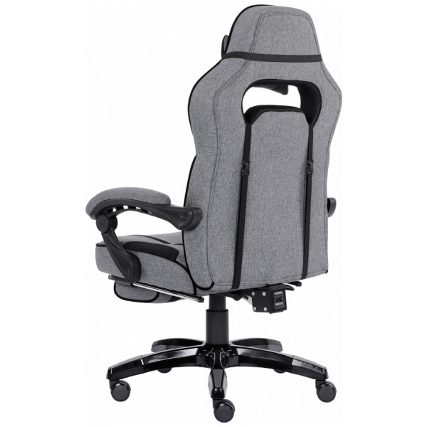 Фото - Крісло для геймерів GT Racer X-2749-1 Fabric Gray/Black Suede