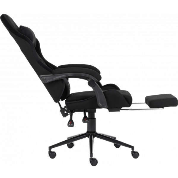 Фото - Крісло для геймерів GT Racer X-2324 Fabric Black Suede