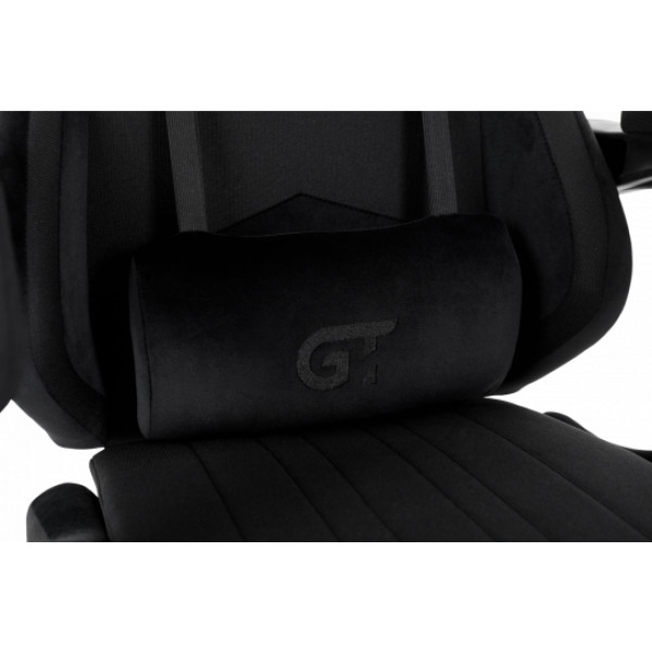 Фото - Крісло для геймерів GT Racer X-2324 Fabric Black Suede