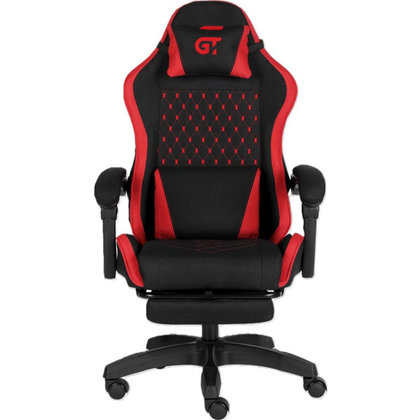 Фото - Крісло для геймерів GT Racer X-2339 Fabric Black/Red Фото - Крісло для геймерів GT Racer X-2339 Fabric Black/Red