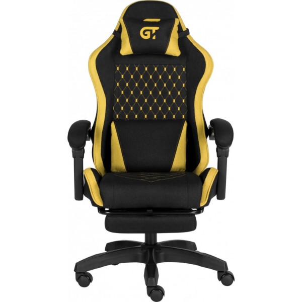 Фото - Кресло для геймеров GT Racer X-2339 Fabric Black/Yellow