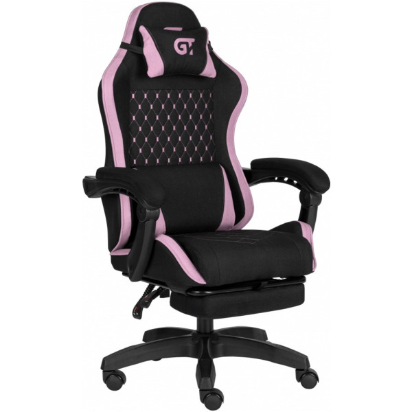 Фото - Крісло для геймерів GT Racer X-2339 Fabric Black/Pink