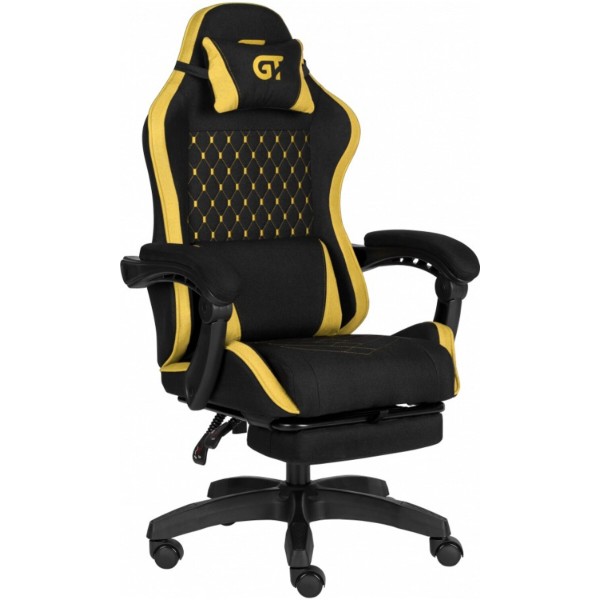 Фото - Кресло для геймеров GT Racer X-2339 Fabric Black/Yellow