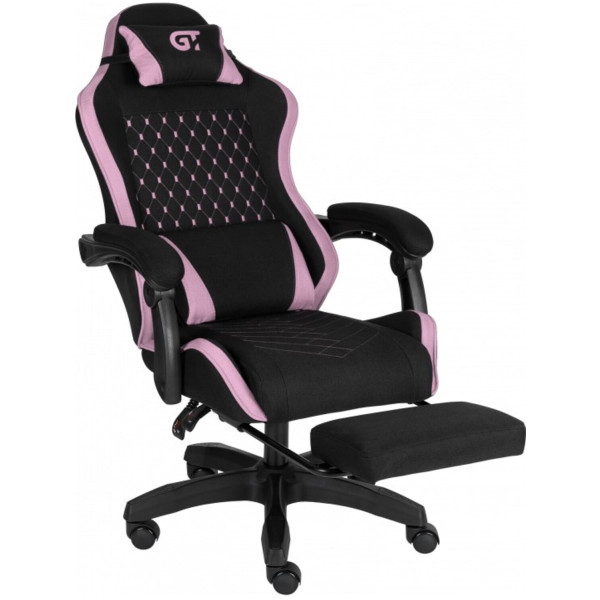 Фото - Крісло для геймерів GT Racer X-2339 Fabric Black/Pink