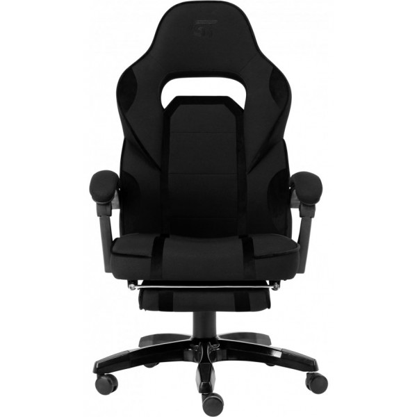 Фото - Крісло для геймерів GT Racer X-2749-1 Fabric Black Suede