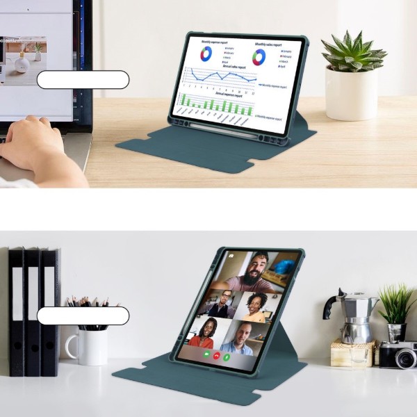 Фото - Чехол для планшета BeCover 360° Rotatable for Samsung Galaxy Tab S9 Plus (SM-X810/SM-X816)/S9 FE Plus (SM-X610/SM-X616) 12.4'' Dark Green (710400)