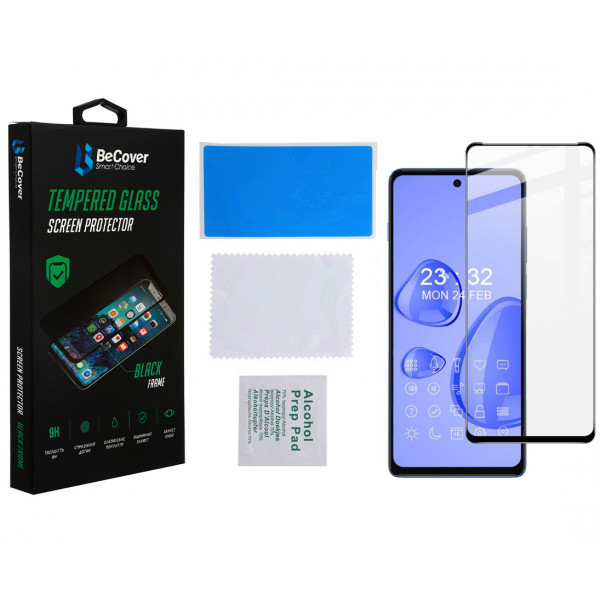 Фото - Захисне скло для смартфону BeCover for Motorola Moto G200 Black (707242)