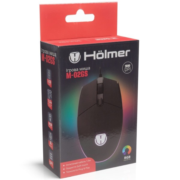 Фото - Мышь проводная игровая Holmer M-02GS