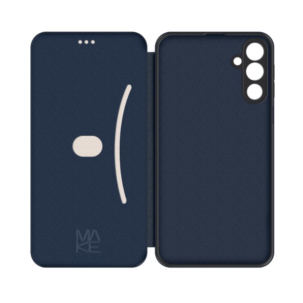Фото - Чехол для смартфона MAKE Flip for Samsung Galaxy A18/A17, Dark Blue (MCP-SA18/SA17BL)