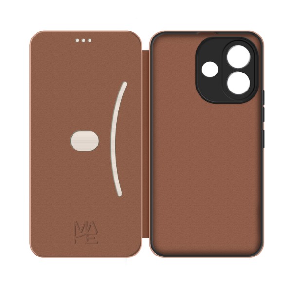 Фото - Чохол для смартфону MAKE Flip for Xiaomi Redmi Note 17 Pro, Satin Orange (MCP-XRN17PSO)