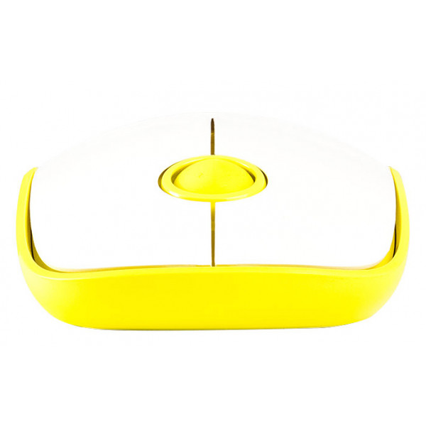 Фото - Миша бездротова Modecom MC-WM112 White-Yellow (M-MC-WM112-290)