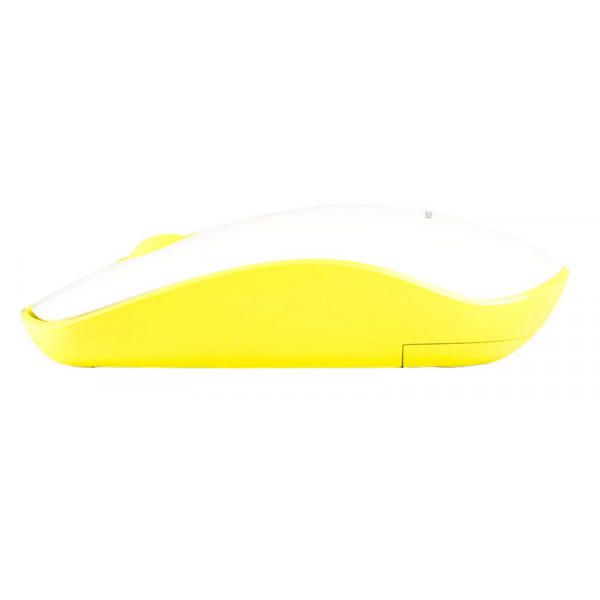 Фото - Миша бездротова Modecom MC-WM112 White-Yellow (M-MC-WM112-290)