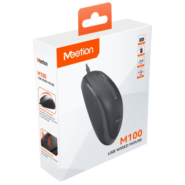 Фото - Мышь проводная Meetion MT-M100-A