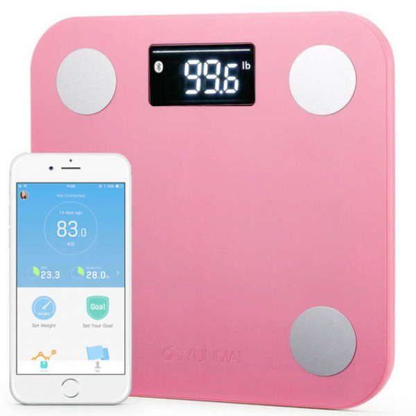 Фото - Весы напольные YUNMAI Mini Smart Scale Pink (M1501-PK)