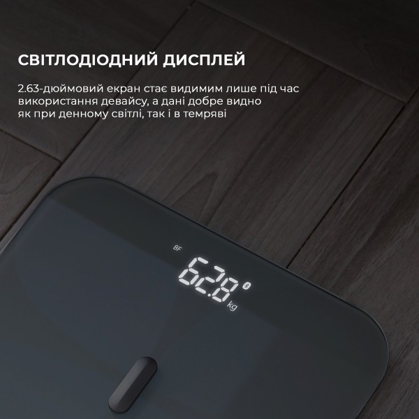 Фото - Ваги YUNMAI Pro Smart Scale Black (M1806CH-BK)