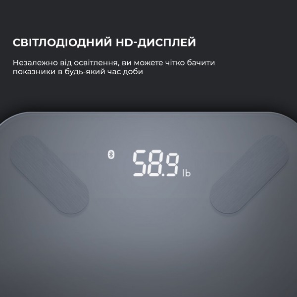 Фото - Ваги YUNMAI X Smart Scale White (M1825CH-WH)