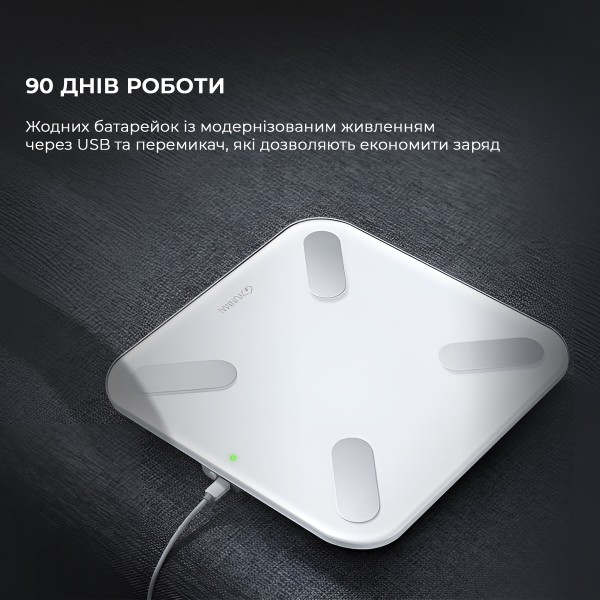 Фото - Ваги YUNMAI X Smart Scale White (M1825CH-WH)