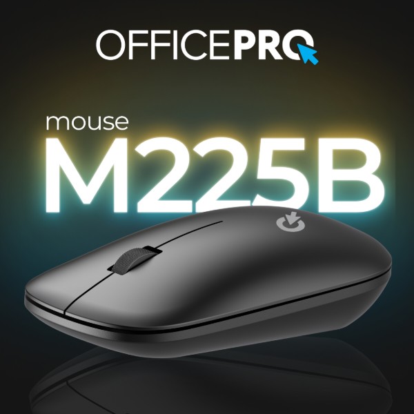 Фото - Мышь беспроводная OfficePro Silent Click Wireless Black (M225B)