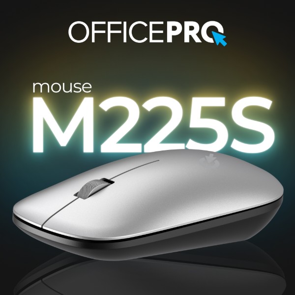Фото - Мышь беспроводная OfficePro Silent Click Wireless Silver (M225S)