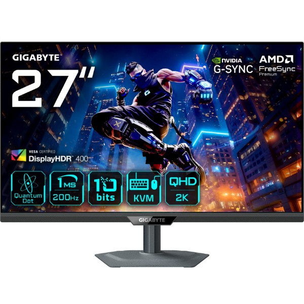Фото - Монітор ігровий Gigabyte M27Q2 QD Gaming Monitor