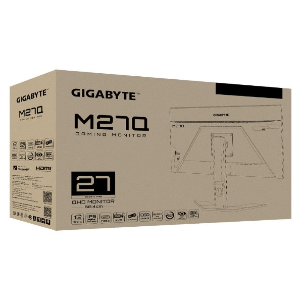 Фото - Монітор ігровий Gigabyte M27Q Gaming
