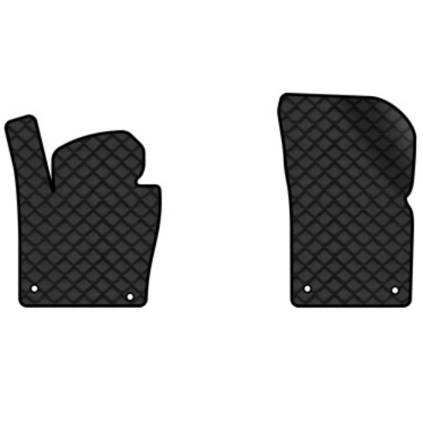 Фото - Коврики из экокожи в салон авто передние EVAtech для Passat (B7) Volkswagen 2010-2014 7 поколение Sedan EU (VW3694AM2AV4BBB)