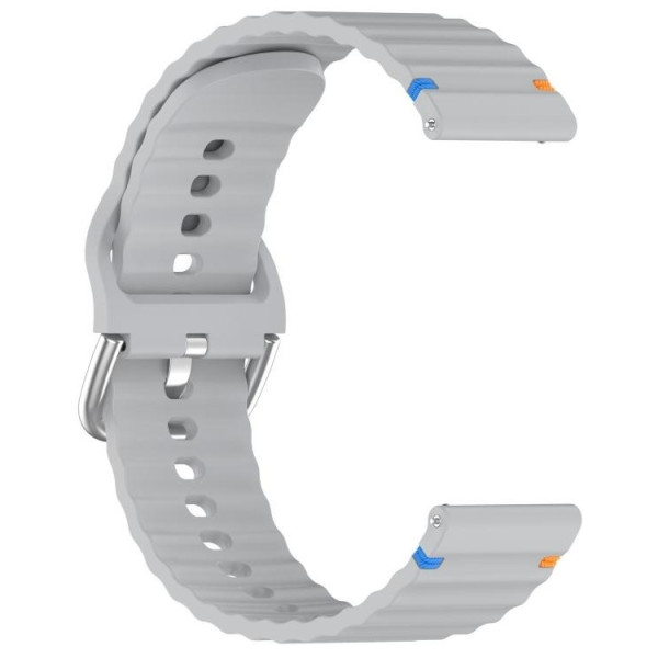 Фото - Ремінець для смарт-годинника BeCover Ribbed Tape (22mm) for Xiaomi Watch 2 / 2 Pro / S4 / S3 / S1 Pro / S1 / S1 Active Lite Gray (714299)