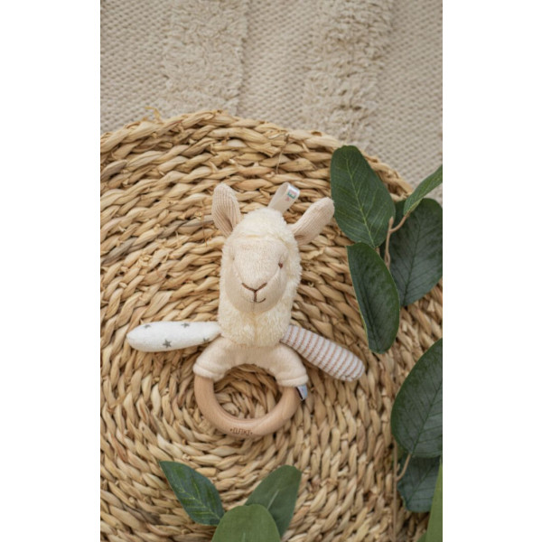 Фото - Прорізувач ELFIKI брязкальце Лама Семмі (ІГ-0135)