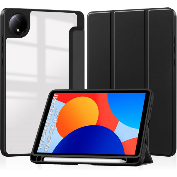 Фото - Чохол для планшета BeCover Soft Edge TPU з кріпленням для стілусу for Xiaomi Redmi Pad SE 8.7'' Black (712564)