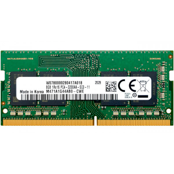 Память DDR Samsung SODIMM DDR4 8GB 3200Mhz (M471A1G44AB0-CWE