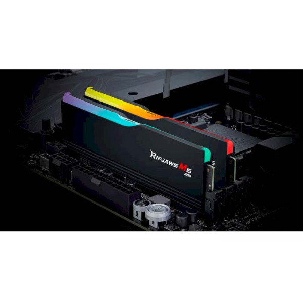 Фото - Память DDR G.Skill Ripjaws M5 RGB Black DDR5-6400 64GB (2x32GB) (F5-6400J3239G32GX2-RM5RK)