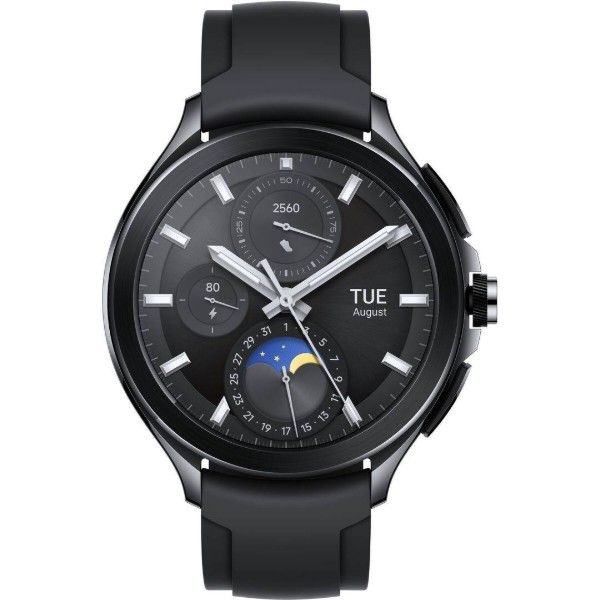 Фото - Смарт-часы Xiaomi Watch 2 Pro Bluetooth Black Case with Black Fluororubber Strap (BHR7211GL)