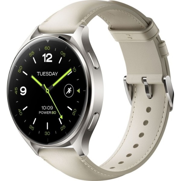 Фото - Смарт-часы Xiaomi Watch 2 Titan, Gray Case White Leather Strap (BHR9306GL)
