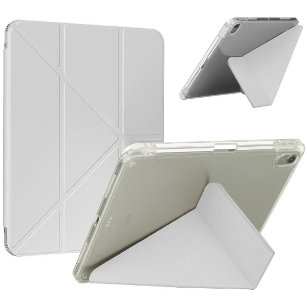 Фото - Чехол для планшета BeCover Ultra Slim Origami Transparent с креплением Apple iPad Air 11" M4 2026 Gray (715184)