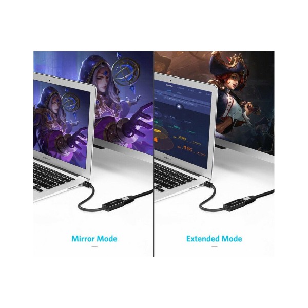 Фото - Переходник Mini Display Port-HDMI UGREEN MD112 Mini DP to HDMI Converter Black (40360)