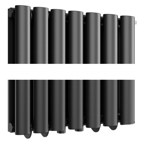 Фото - Радіатор опалення Cordivari TAMARA TANDEM EL. 9X1800 V11 F04 GRIGIO GRAFITE (TT5009180V11F04A)