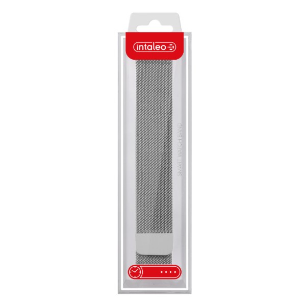 Фото - Ремінець для смарт-годинника Intaleo Milanese for Samsung Galaxy Watch 22 mm 
Silver (1283126494314)