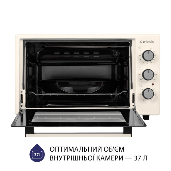 Фото - Уцінка - Піч електрична Minola FOET 3714 IV