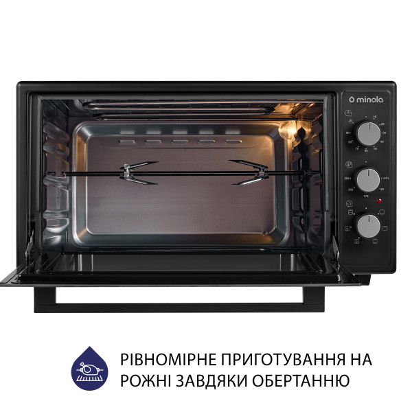 Фото - Піч електрична Minola FOET 4815 BL