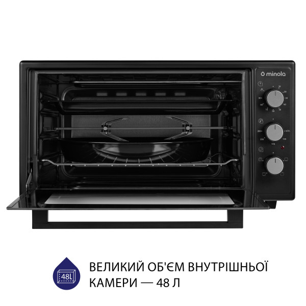 Фото - Піч електрична Minola FOEV 4815 BL