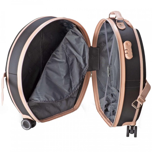 Фото - Валіза Semi Line S Black/Pink Cream (T5671-2)